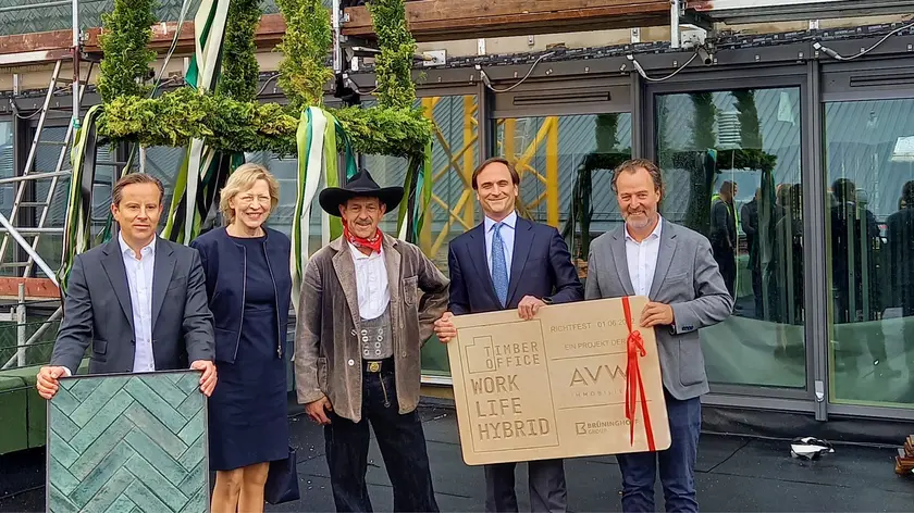 Neues Headoffice feierte am 1. Juni 2022 Richtfest