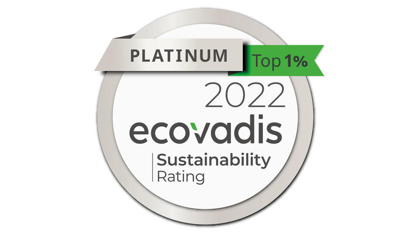 Elis EcoVadis Platinauszeichnung, Nachhaltigkeit