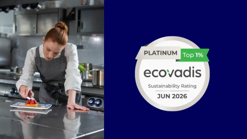 EcoVadis Platin mit zero waste apron