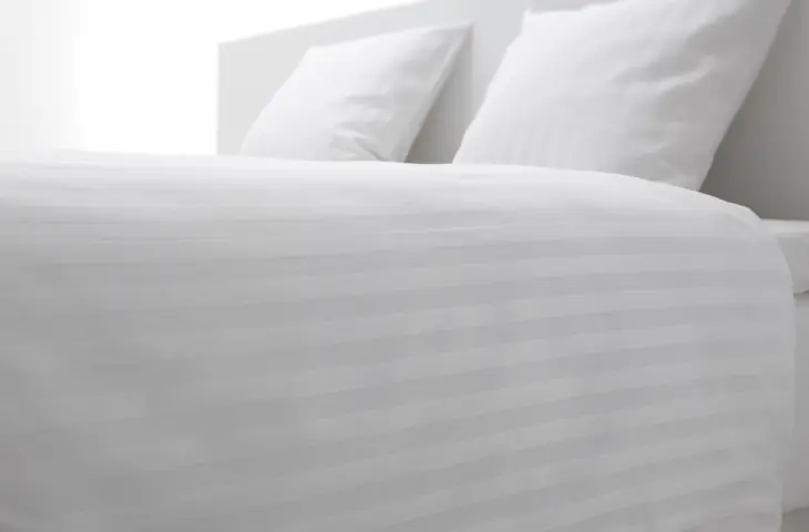 bettwaesche fuer hotel luxus weiss