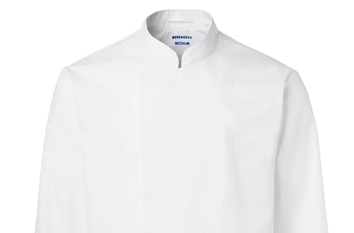 berufsbekleidung kochjacke druckknoepfe weiss