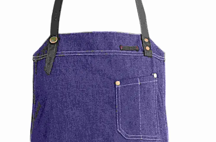 berufsbekleidung latzschuerze denimblau