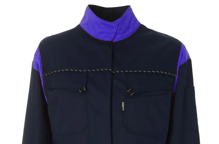 Berufsbekleidung industrie damenkittel marine-royal