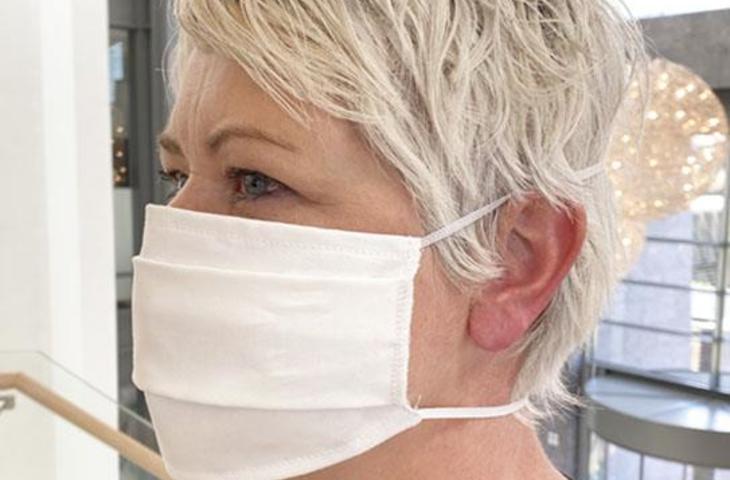 Hygienemaske weiss Mund-Nasen-Schutz