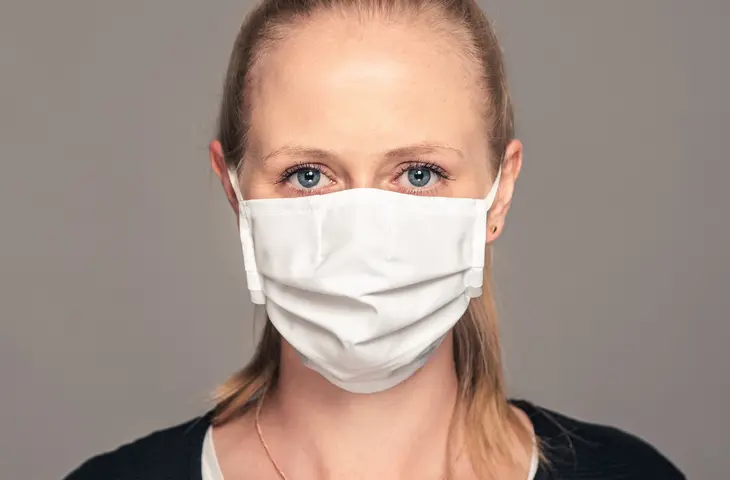 Hygienemaske weiss Mund-Nasen-Schutz