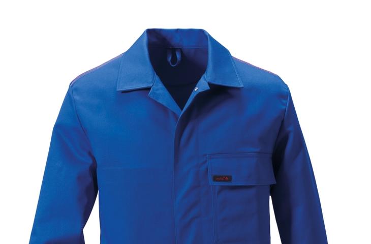 Berufsbekleidung Industrie Schweisserschutz Jacke Proban 525 royal blau