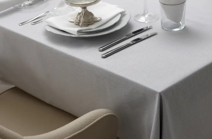 Tischwäsche Gastronomie kristall-grau