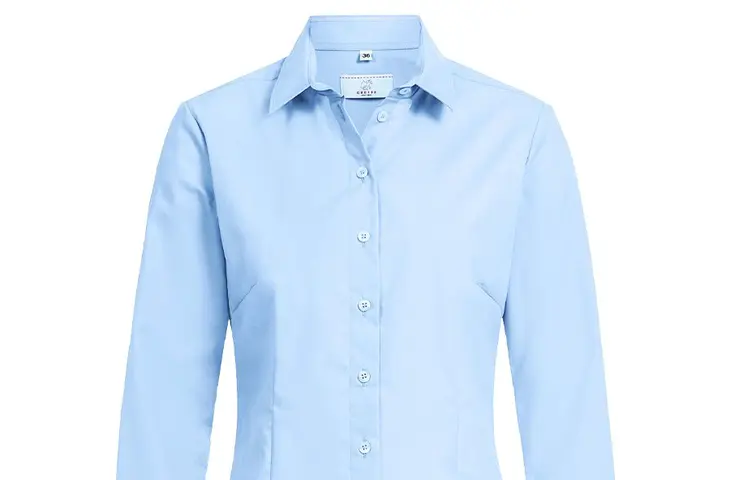 Berufsbekleidung Office Line Bluse Regular Fit hellblau