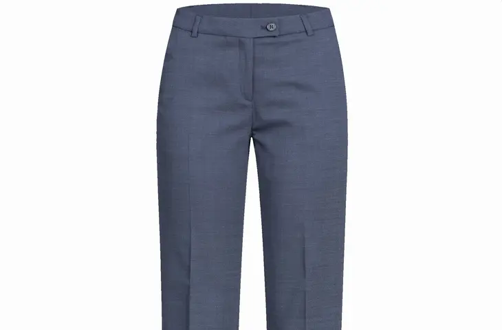 Damenhose, regular in pinpoint dunkelblau aus der Elis Office Line Kollektion Berufsbekleidung Office Line Damenhose Regular Fit dunkelblau