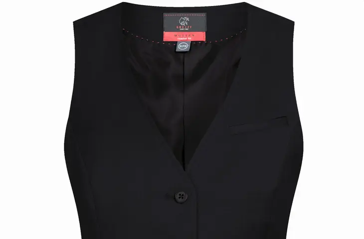 Berufsbekleidung Office Line Damenweste Regular Fit schwarz 