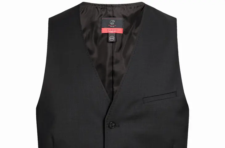 Berufsbekleidung Office Line Herrenweste Regular Fit schwarz
