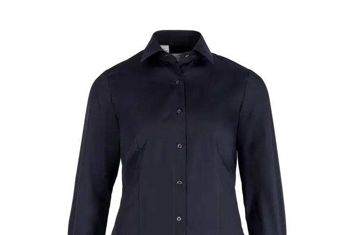 Berufsbekleidung Langarm Bluse schwarz