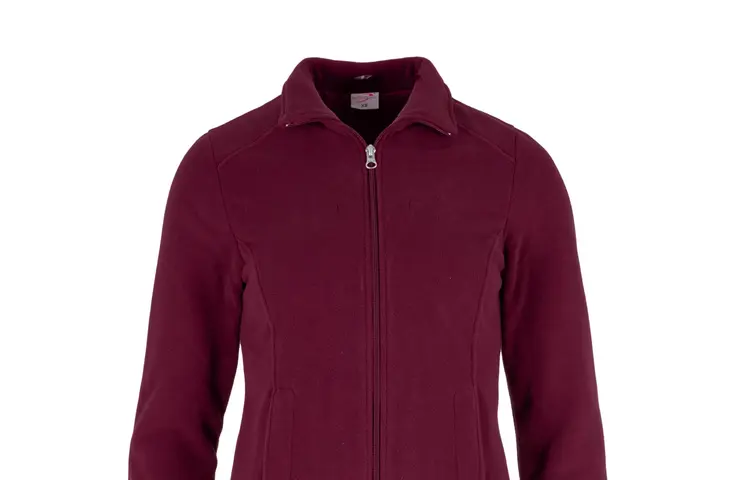 Berufsbekleidung Damenfleecejacke bordeaux