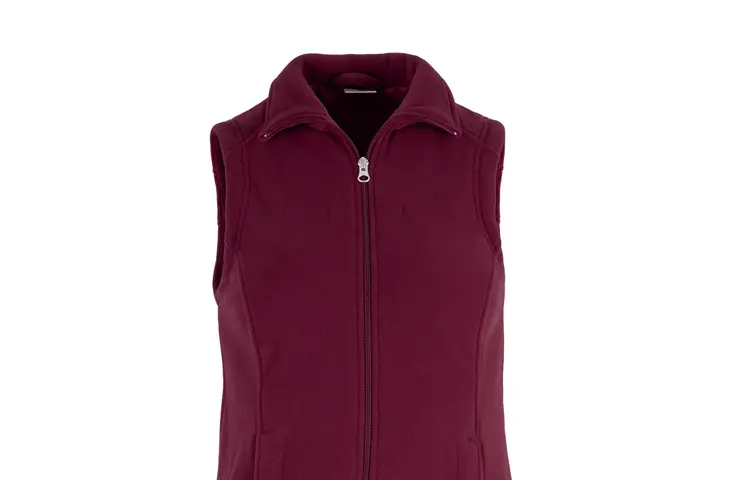 Berufsbekleidung Damenfleeceweste bordeaux