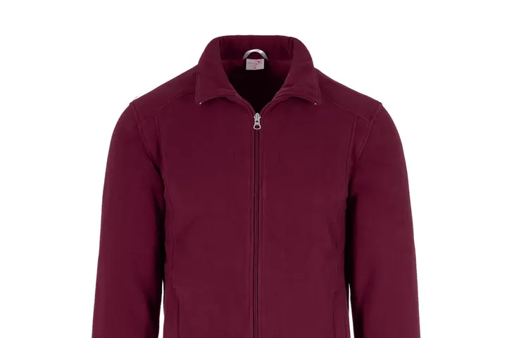Berufsbekleidung Herrenfleecejacke bordeaux