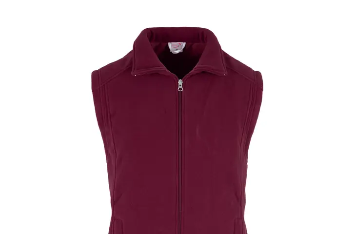 Berufsbekleidung Herrenfleeceweste bordeaux