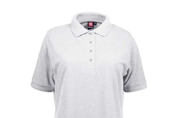 Berufsbekleidung Poloshirt grau-meliert