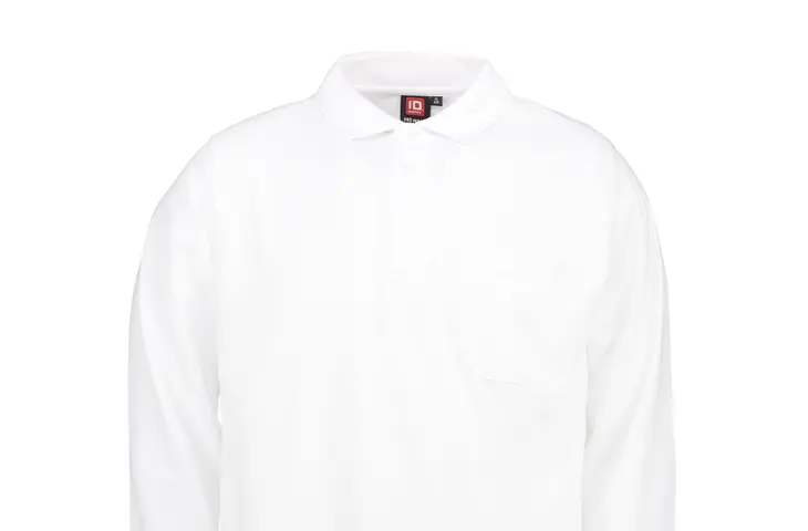 Langarm Poloshirt, weiss Berufsbekleidung Poloshirt weiss