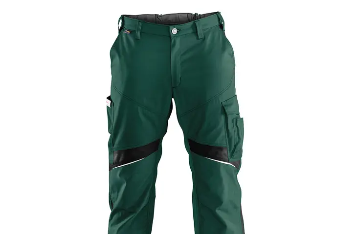 Berufsbekleidung Industrie Bundhose grün-schwarz