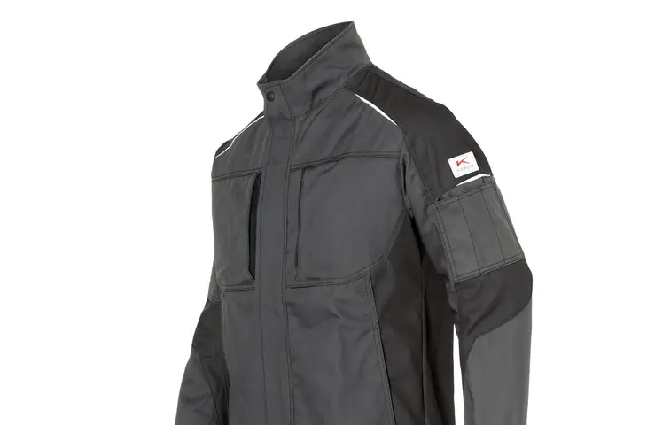 Berufsbekleidung Industrie Jacke in anthrazit-schwarz