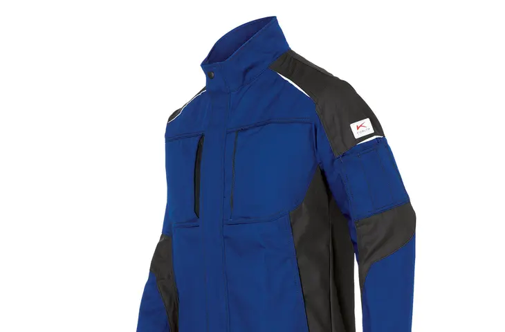 Berufsbekleidung Industrie Jacke in royal-schwarz
