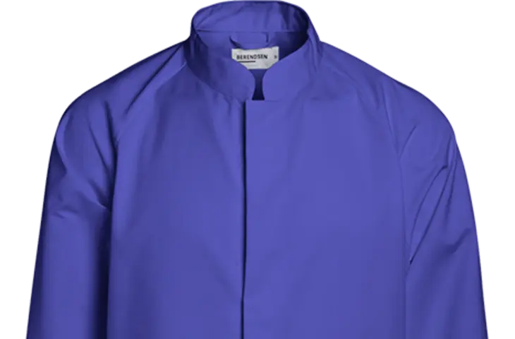 Blaue HACCP Jacke, unreine Bereiche, Produktion Berufsbekleidung HACCP Jacke blau unreine Bereiche