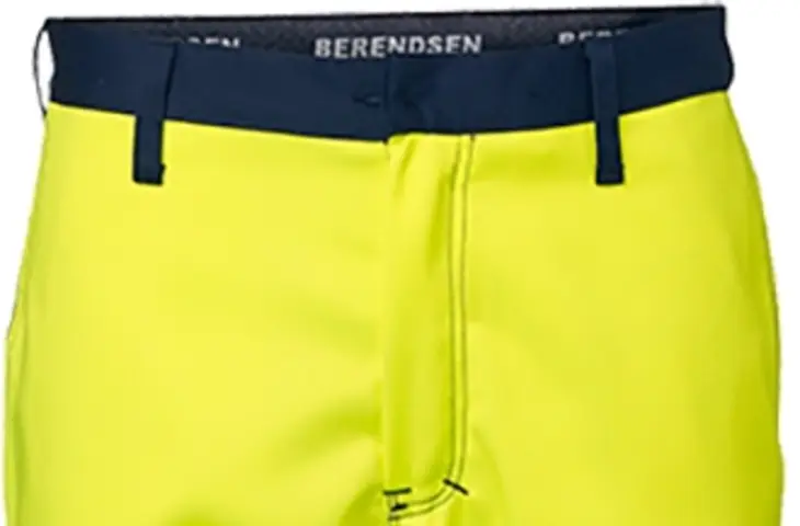 Berufsbekleidung Warnschutz 20471 Bundhose gelb marine