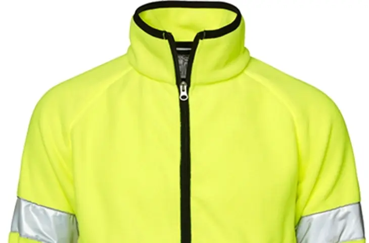 Berufsbekleidung Warnschutz 20471 Fleecejacke gelb