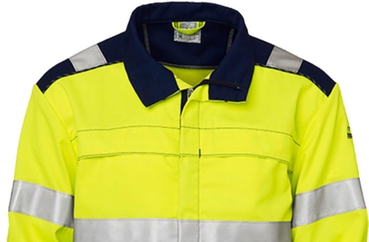 Berufsbekleidung Warnschutz 20471 Jacke gelb marine