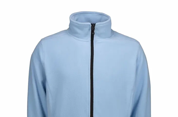 Hellblaue Herren Fleecejacke Bild einer hellblauen Herren Fleecejacke