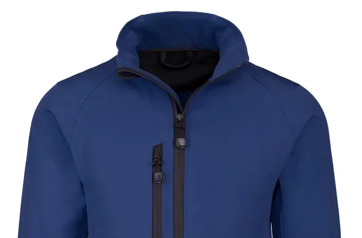 Bild einer Softshelljacke in marine