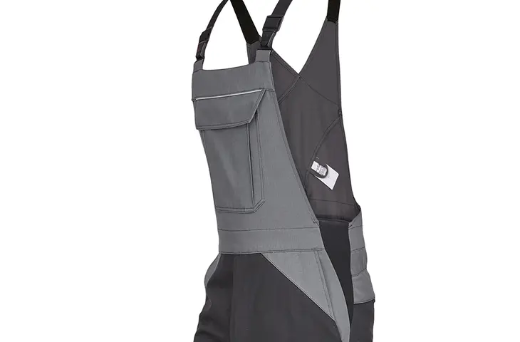 Bild der MULTISIX Latzhose in Grau/Anthrazit