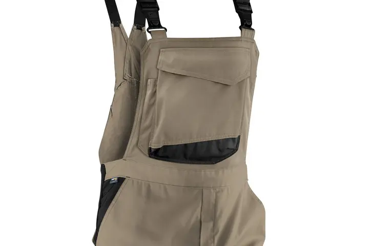 Bild der ActiviQ Latzhose in beige/schwarz