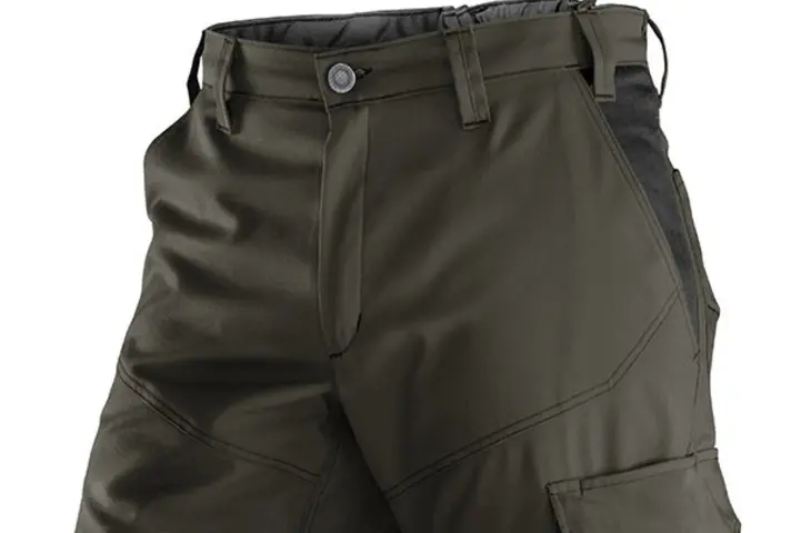 Bild einer ActiviQ Damebundhose in olive/schwarz