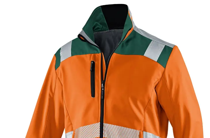 RefelctiQ Softshelljacke Berufsbekleidung Warnschutz RefelctiQ Softshelljacke