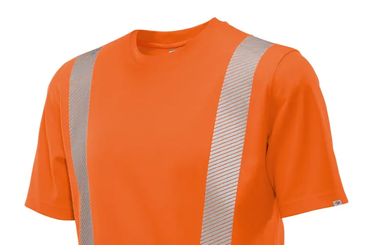 Warnschutz T-Shirt in highvis orange Berufsbekleidung Warnschutz T-Shirt in highvis orange
