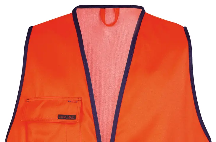Berufsbekleidung  Multifour Warnschutzweste orange