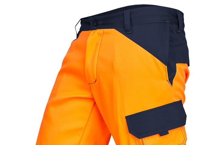 Berufsbekleidung Warnschutz Hose in highvis orange