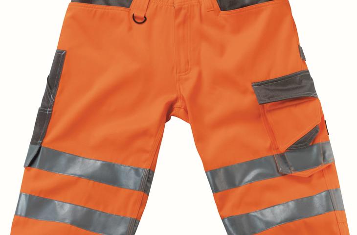 Berufsbekleidung Warnshcutz SafeSupreme Bermuda Shorts in highvis orange/anthrazit