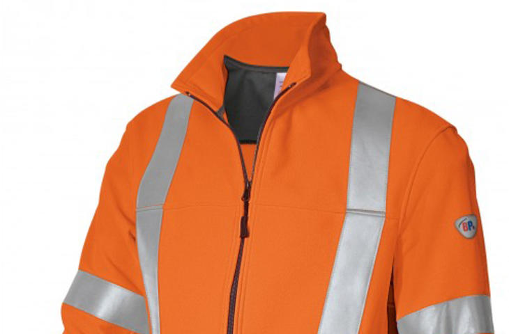 Berufsbekleidung Warnschutz Fleecejacke, highvis orange