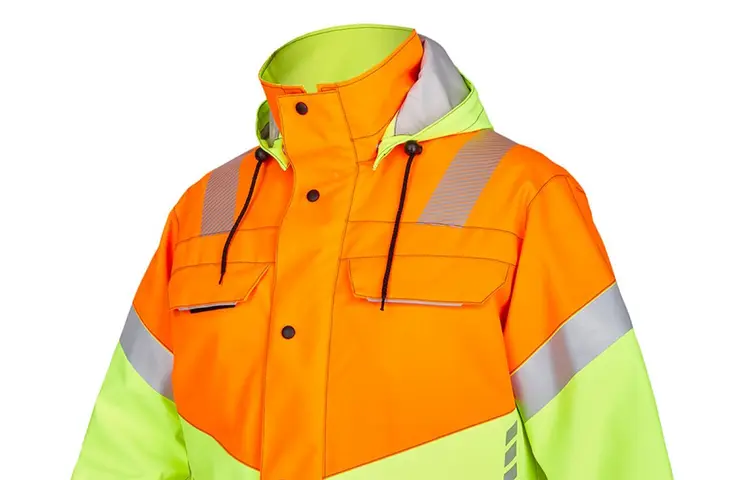 Berufsbekleidung Warnschutz Parka in highvis orange/gelb