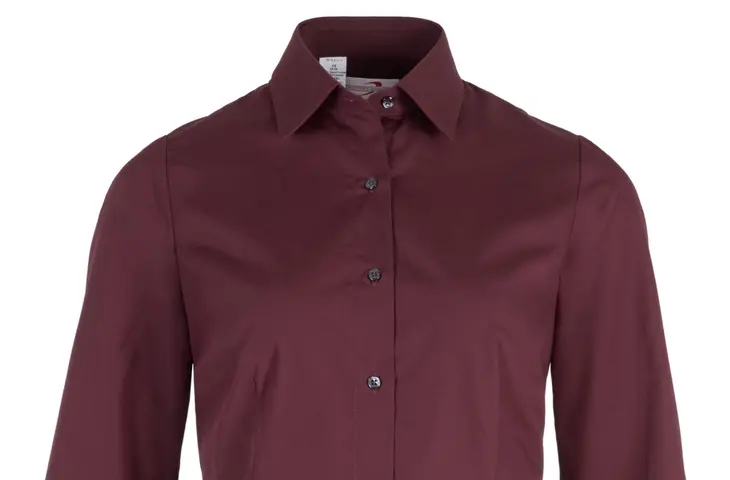 Berufsbekleidung Bluse 3/4 Arm bordeaux