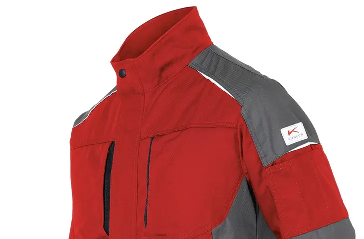ActiviQ Jacke in rot-grau