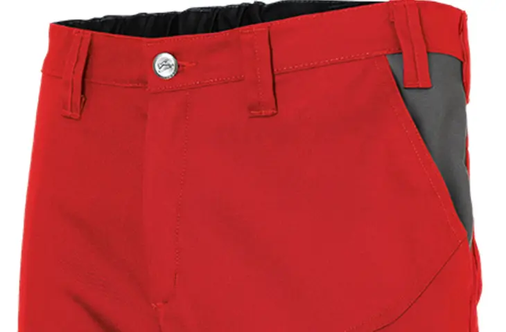 ActiviQ Herrenbundhose in rot-grau
