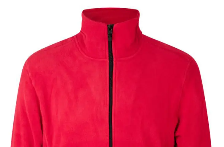 Robuste Fleecejacke in rot