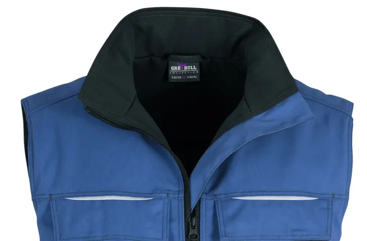 Thermoweste in royal/schwarz
