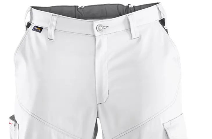 ActiviQ Bundhose in weiß-schwarz