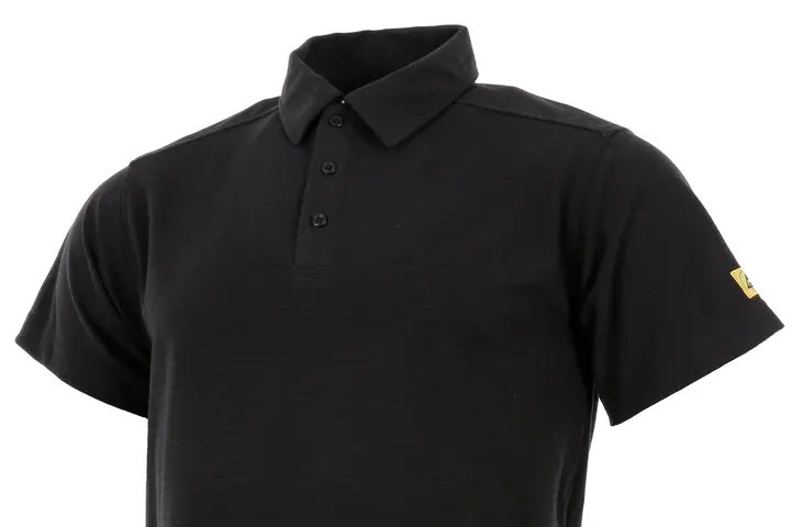 ESD Pique Poloshirt in schwrazvon Alsico