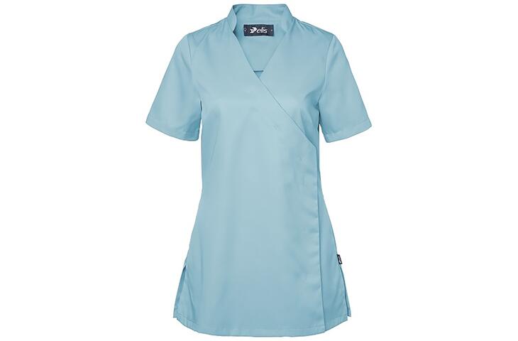 Knopfkasack Tunika Damen Himmelblau