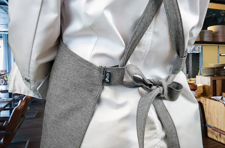 Zero Waste Schürze Bindung